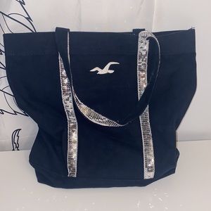 Hollister blue shoulder bag